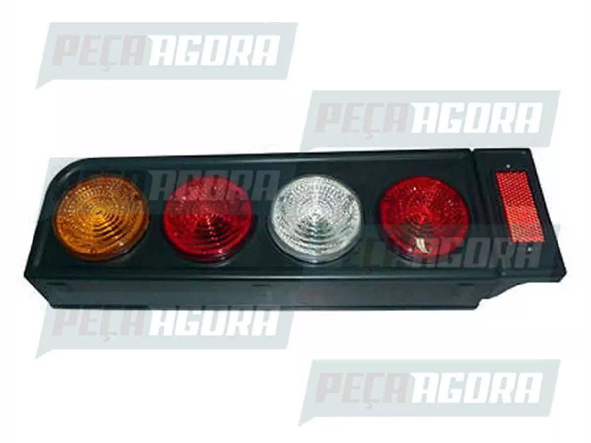 LANTERNA TRASEIRA DIREITA CARRETA RANDON E IMPLEMENTOS 2000 A 2004 COM ABA (2101