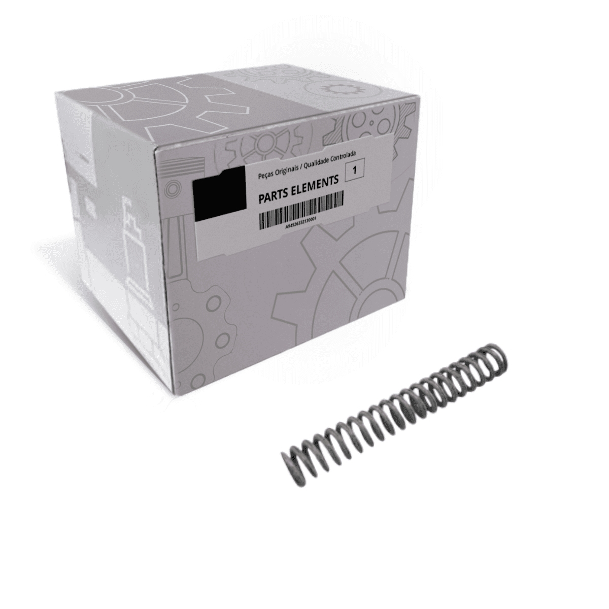 MOLA DO PINO DE BLOQUEIO COMANDO 64X10MM MB ATEGO / AXOR / ACTROS (3879934401.