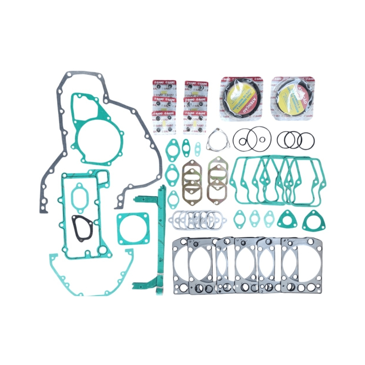 JOGO DE JUNTA COMPLETO DO MOTOR OM457 MB 1938 / MB 2638 (4570100005.|.)