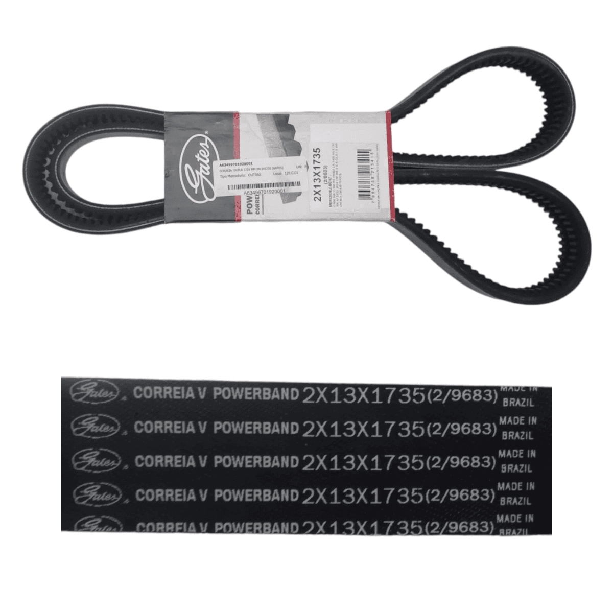 CORREIA DUPLA 2X13X1735 MB O500 (6349970192.)