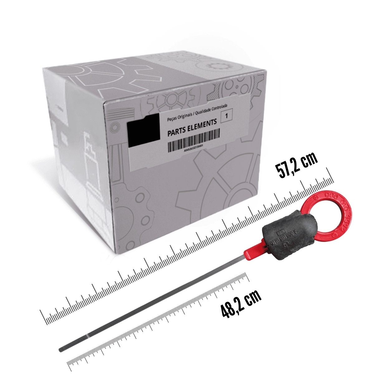 VARETA MEDIDORA NÍVEL DE ÓLEO MOTOR MB 1620 / L1622 / MB 1623 / MB 2423B / MB 