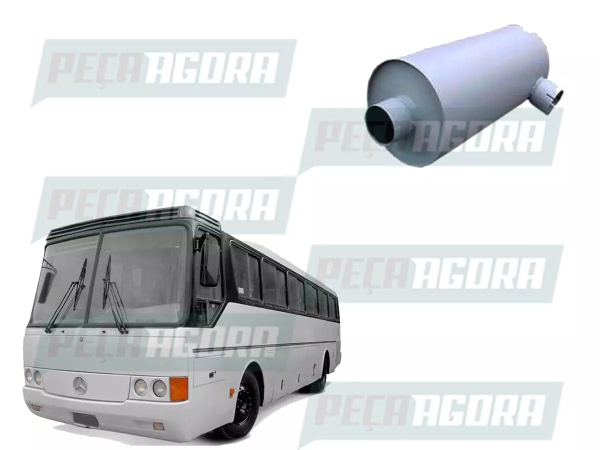 SILENCIOSO MB ONIBUS O400 RSD 115MM ORIGINAL FABBOF (6644907401)