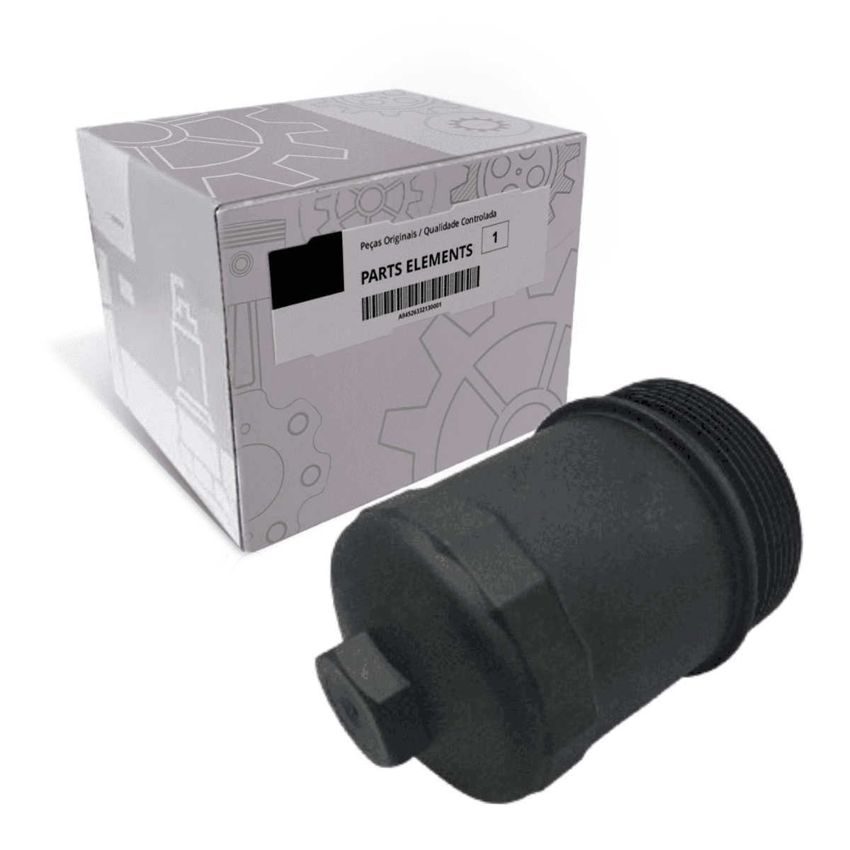 TAMPA DA CARCAÇA DO FILTRO LUBRIFICANTE MB ATEGO / AXOR / ATRON / 2726 (0001802
