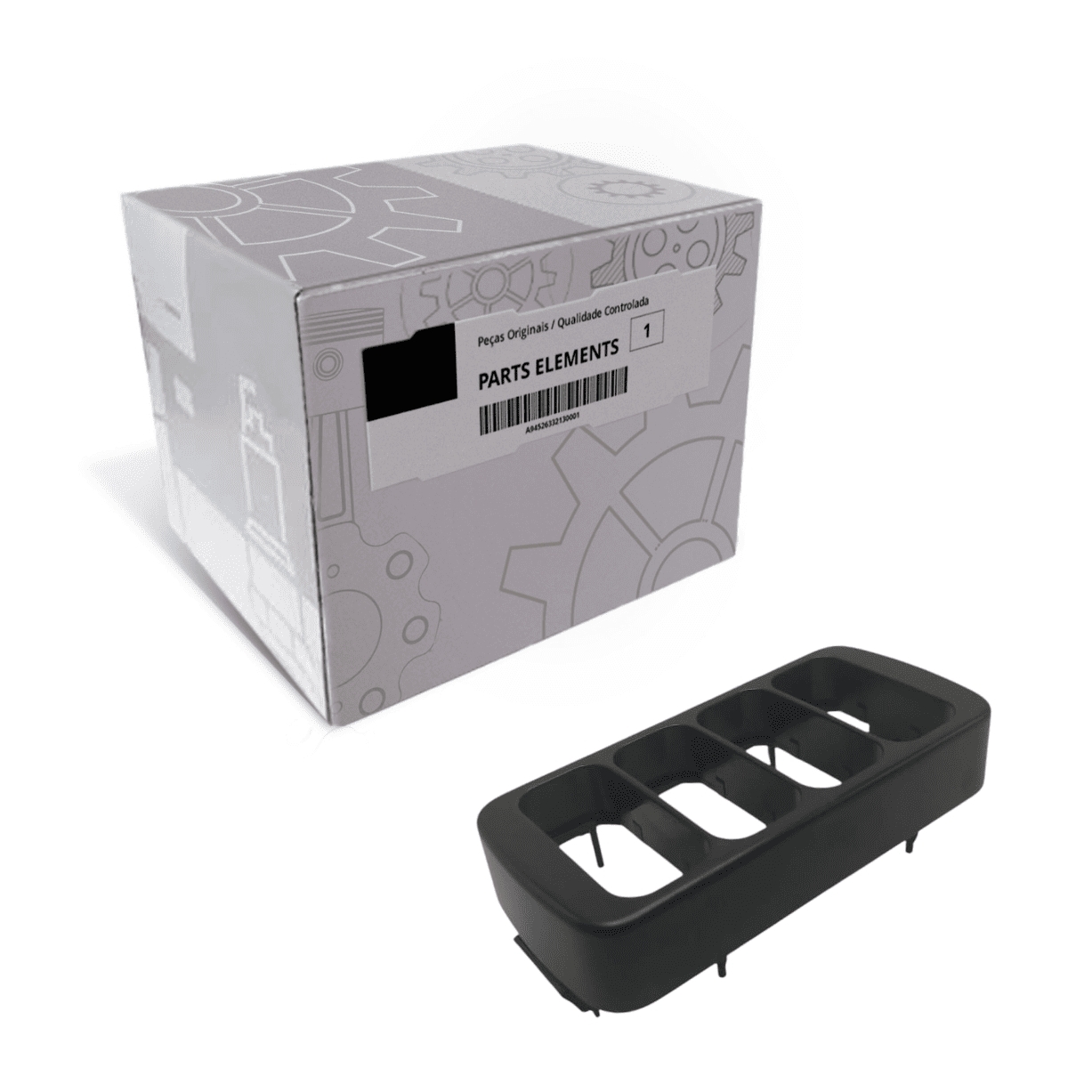 MOLDURA INTERRUPTORES PAINEL INSTRUMENTO MB ATEGO AXOR (9406800034)