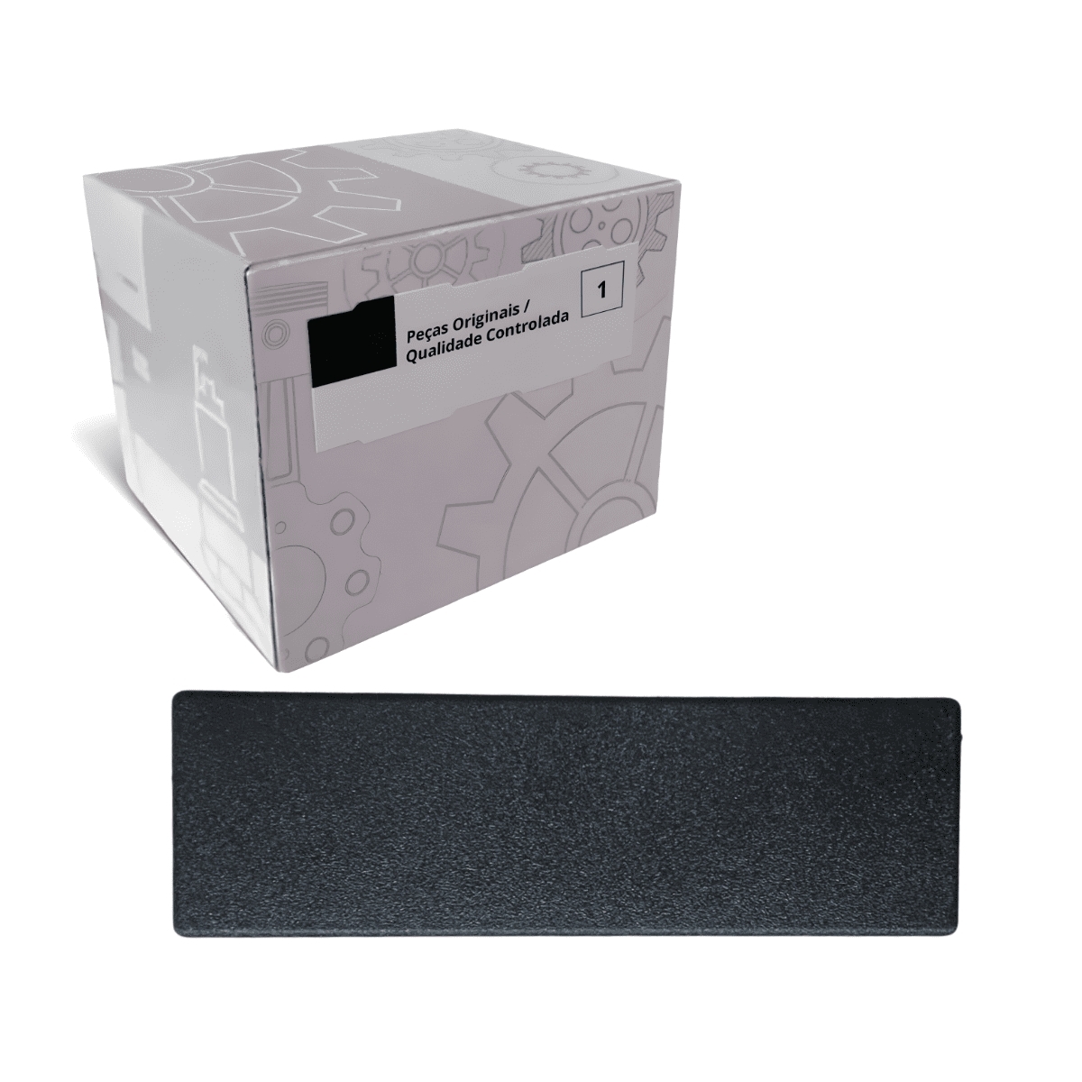 TAMPA MOLDURA DO PAINEL TACOGRAFO OU RÁDIO 59X187MM MB ACCELO / ATEGO / AXOR /