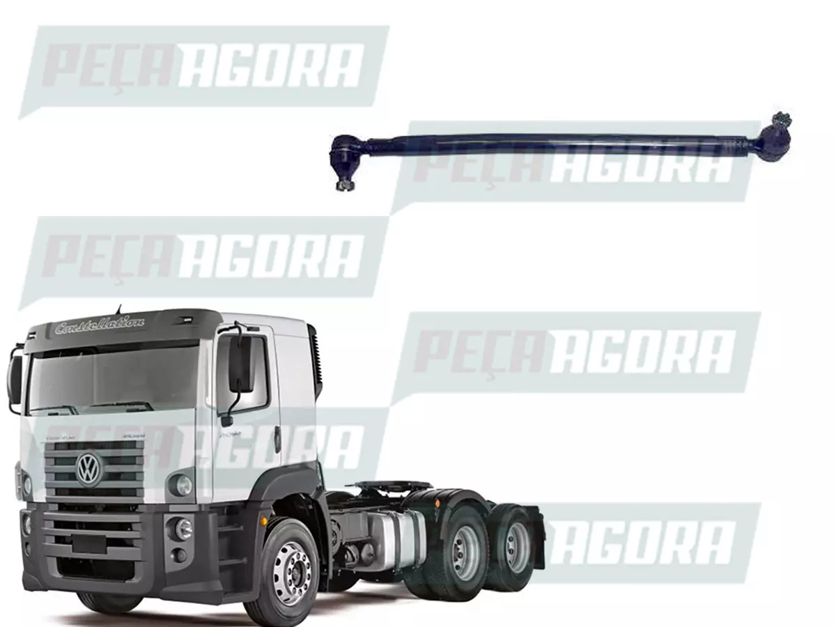 BARRA CURTA DIRECAO 940 MM VW CONSTELLATION 17250 19320 19370 24250 24320 25320 