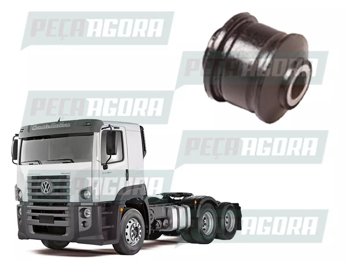 BUCHA SUPERIOR AMORTECEDOR CABINE VOLKSWAGEN VW CONSTELLATION (2R2899542A,.-.)