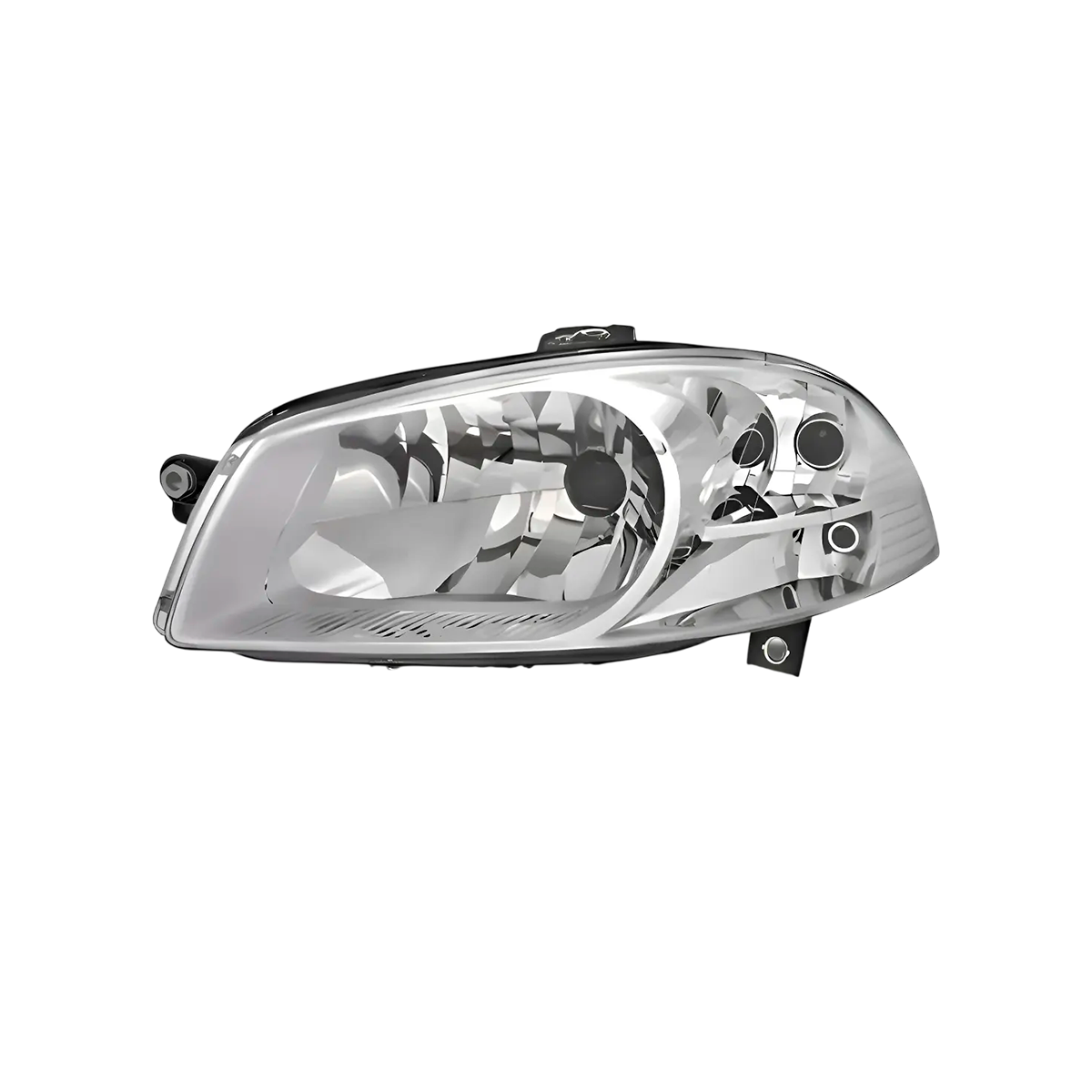 FAROL RETO DIREITO CROMADO FIAT PALIO 2008-2016 STRADA 2014-2020 (RF36728)