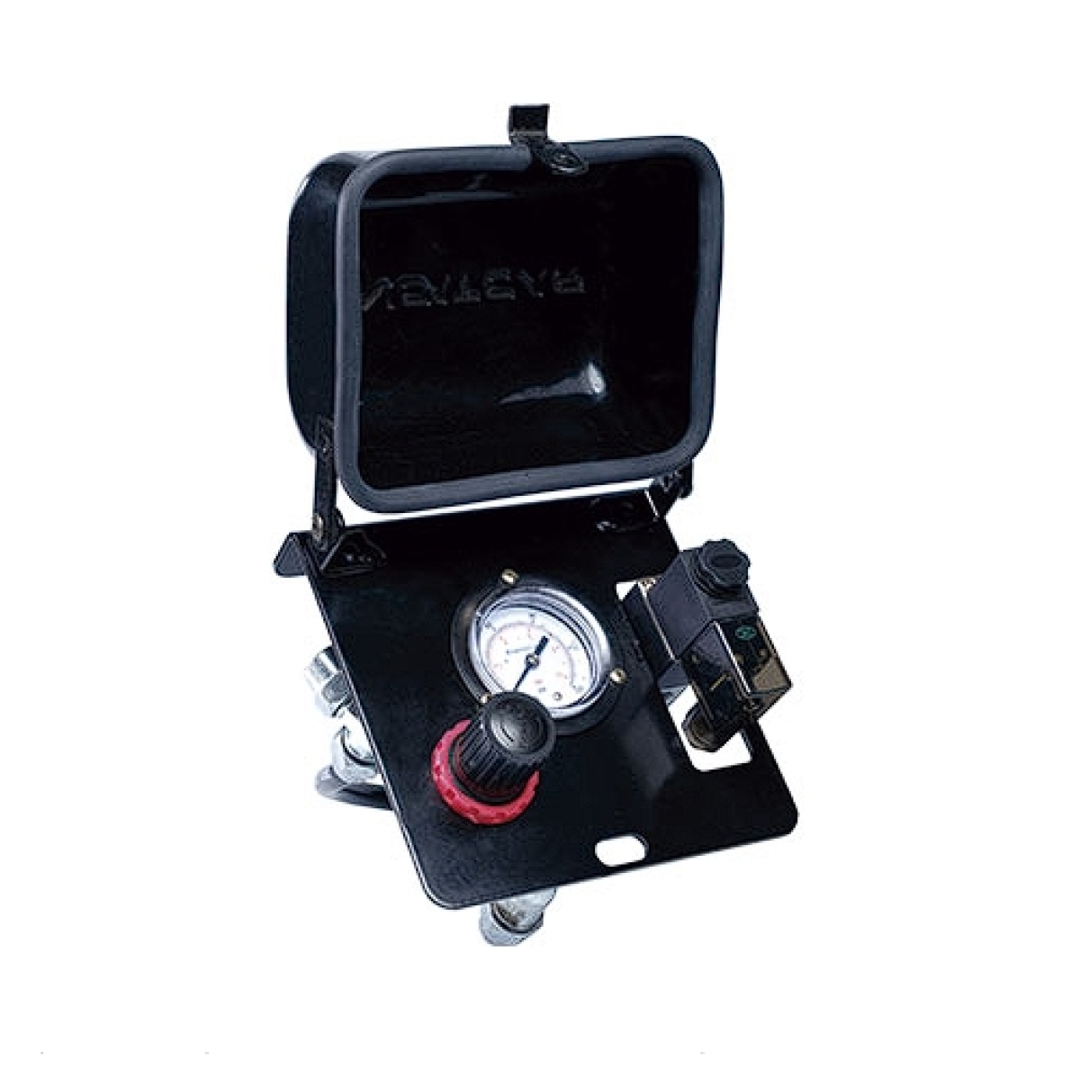 PAINEL COMANDO 1 REGULADOR PRESSÃO TUBO 8MM MANÔMETRO E VÁLVULA SOLENOIDE SEM