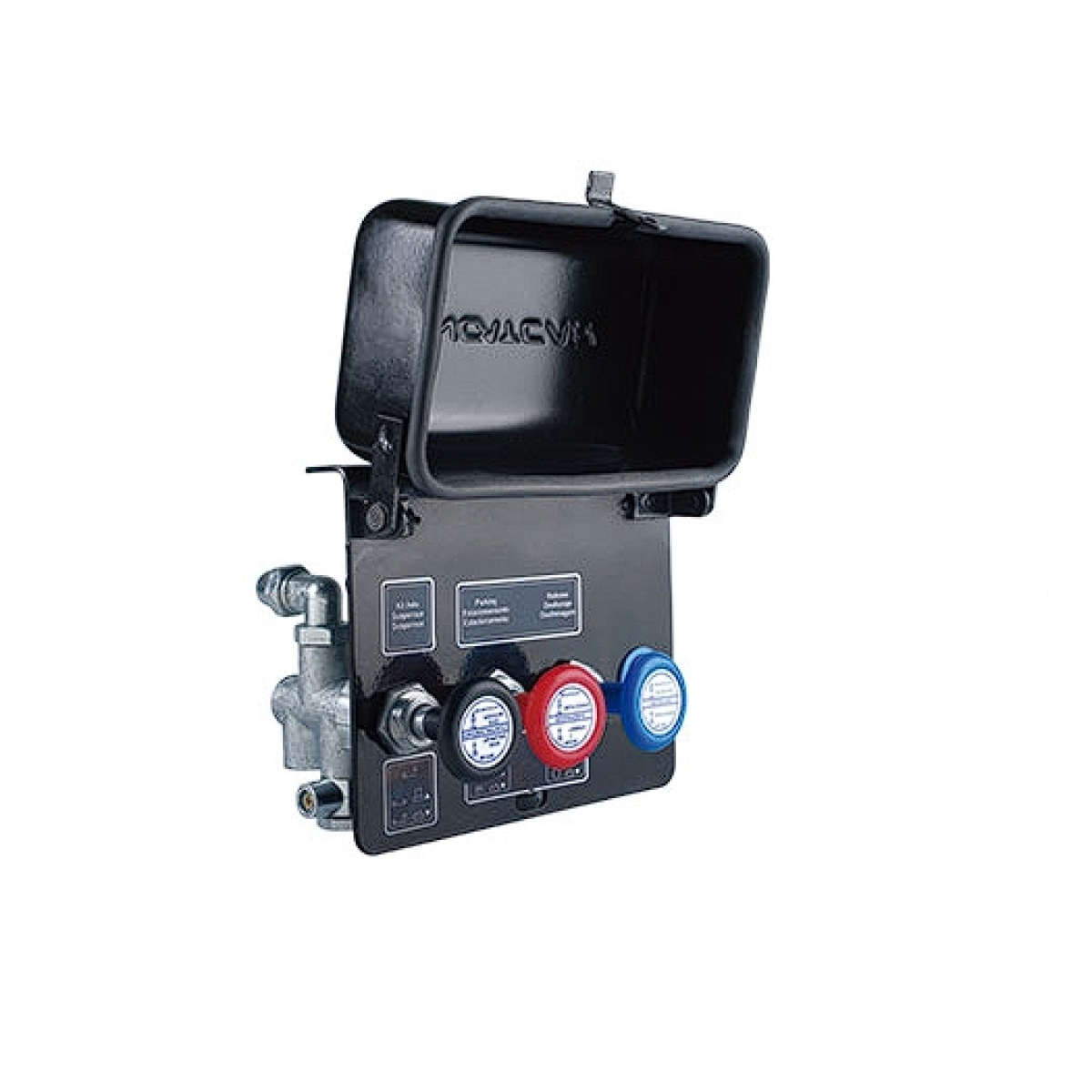 PAINEL COMANDO M46 COM SUSPENSOR TUBO 8MM REBOQUE SEMIRREBOQUE PARA 1 SUSPENSOR 