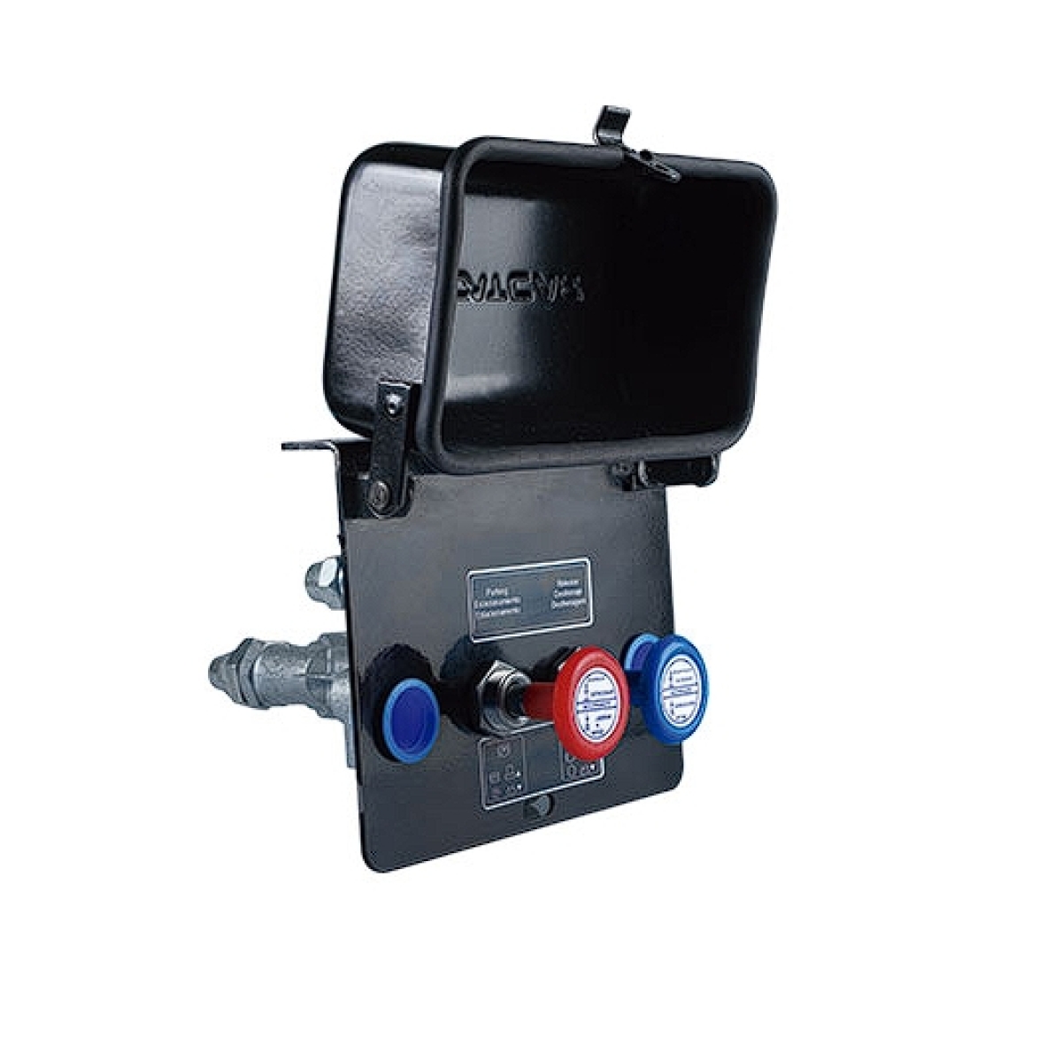 PAINEL COMANDO M46 SEM SUSPENSOR PNEUMATICO TUBO 8MM REBOQUE SEMIRREBOQUE (PAINE