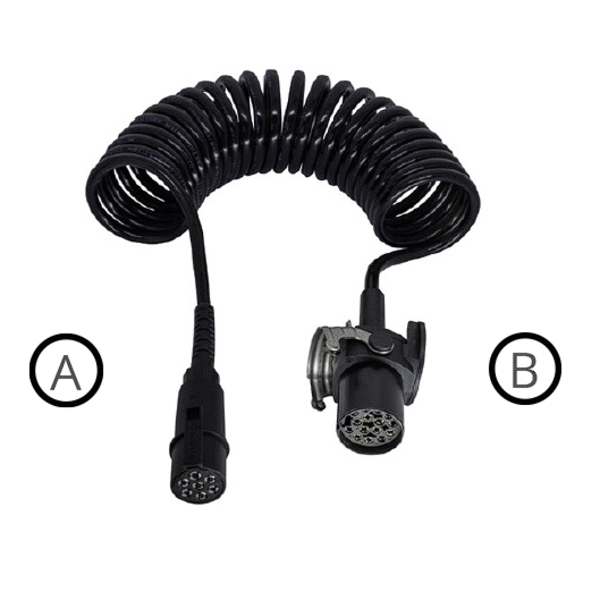 CHICOTE ELETRICO 7X15 POLOS 4,5M TOMADA MAC 001312 X MAC 405817 24V CAVALO MECAN