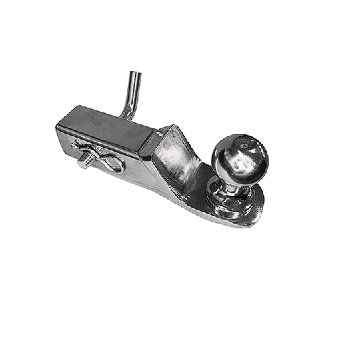 PONTEIRA ENGATE REMOVIVEL CROMADO BOLA 50MM CAMINHONETE VEICULOS LEVES (PONTEIRA