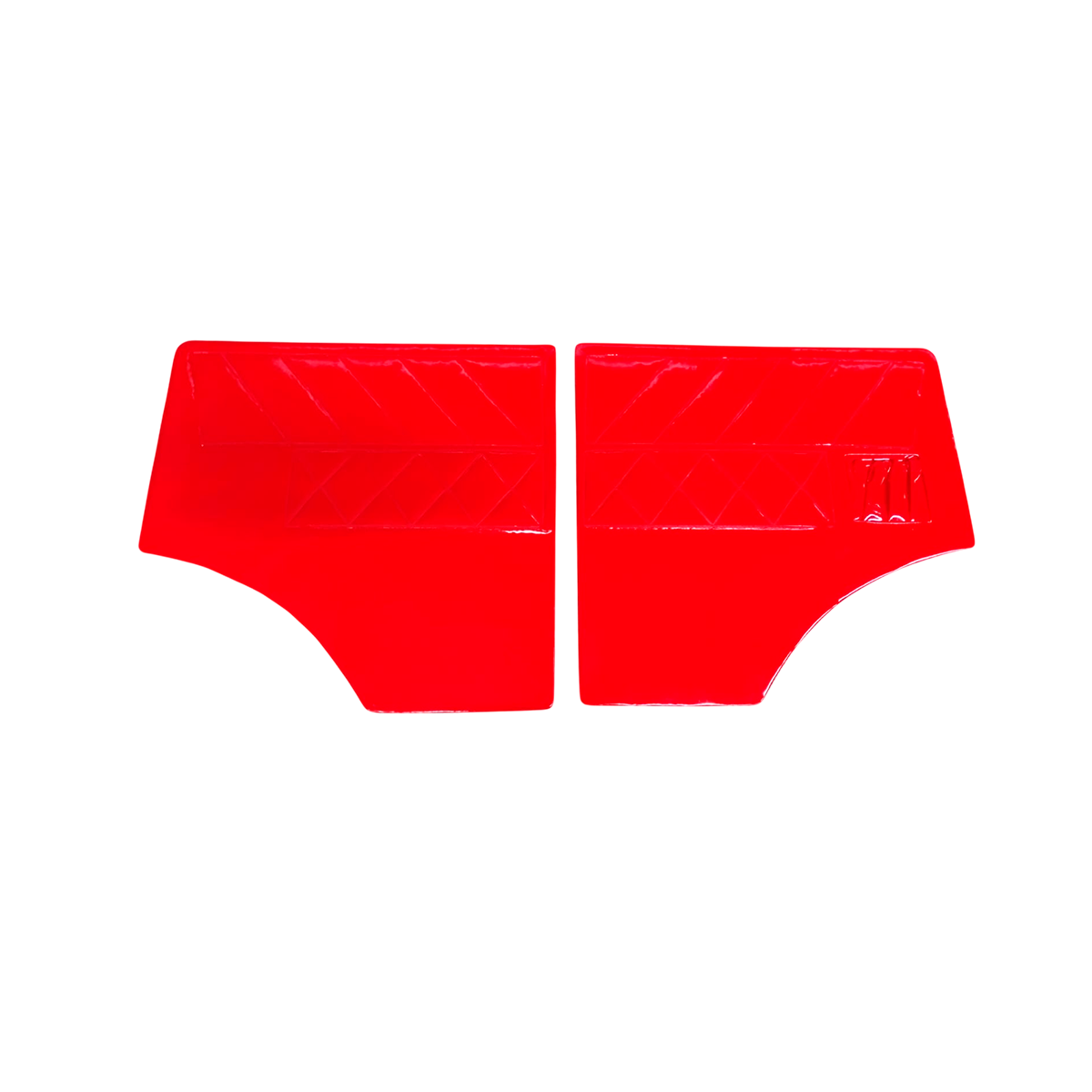 PAR FORRO PORTA VERNIZ VERMELHO MB 1113 1313 1513 1519 1520 2013 2213 COM BOLSA 