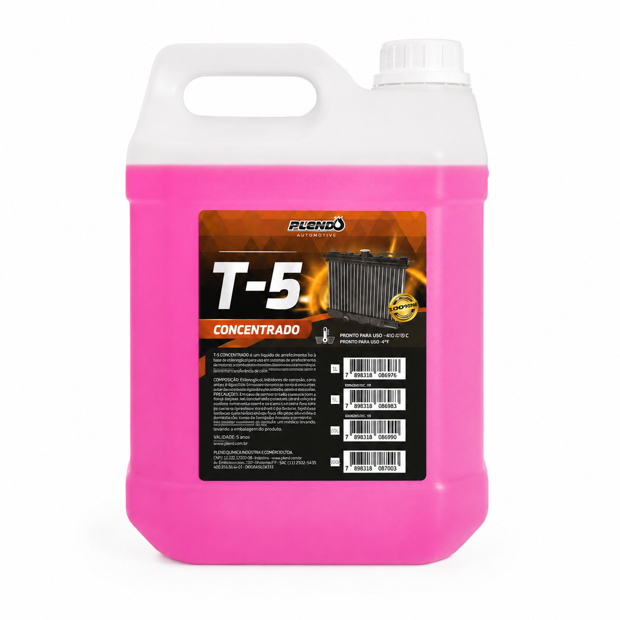 ADITIVO RADIADOR CONCENTRADO ROSA 5 LITROS (RAD904105)