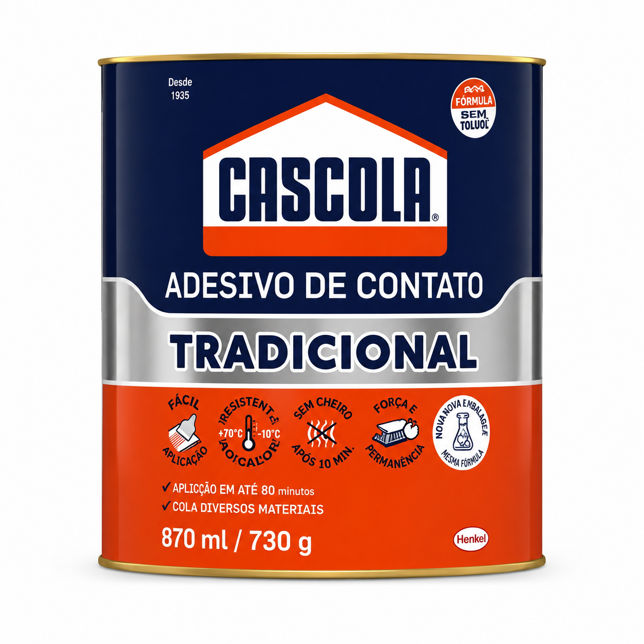 COLA DE CONTATO TRADICIONAL SEM TOLUOL 730G (1406654)