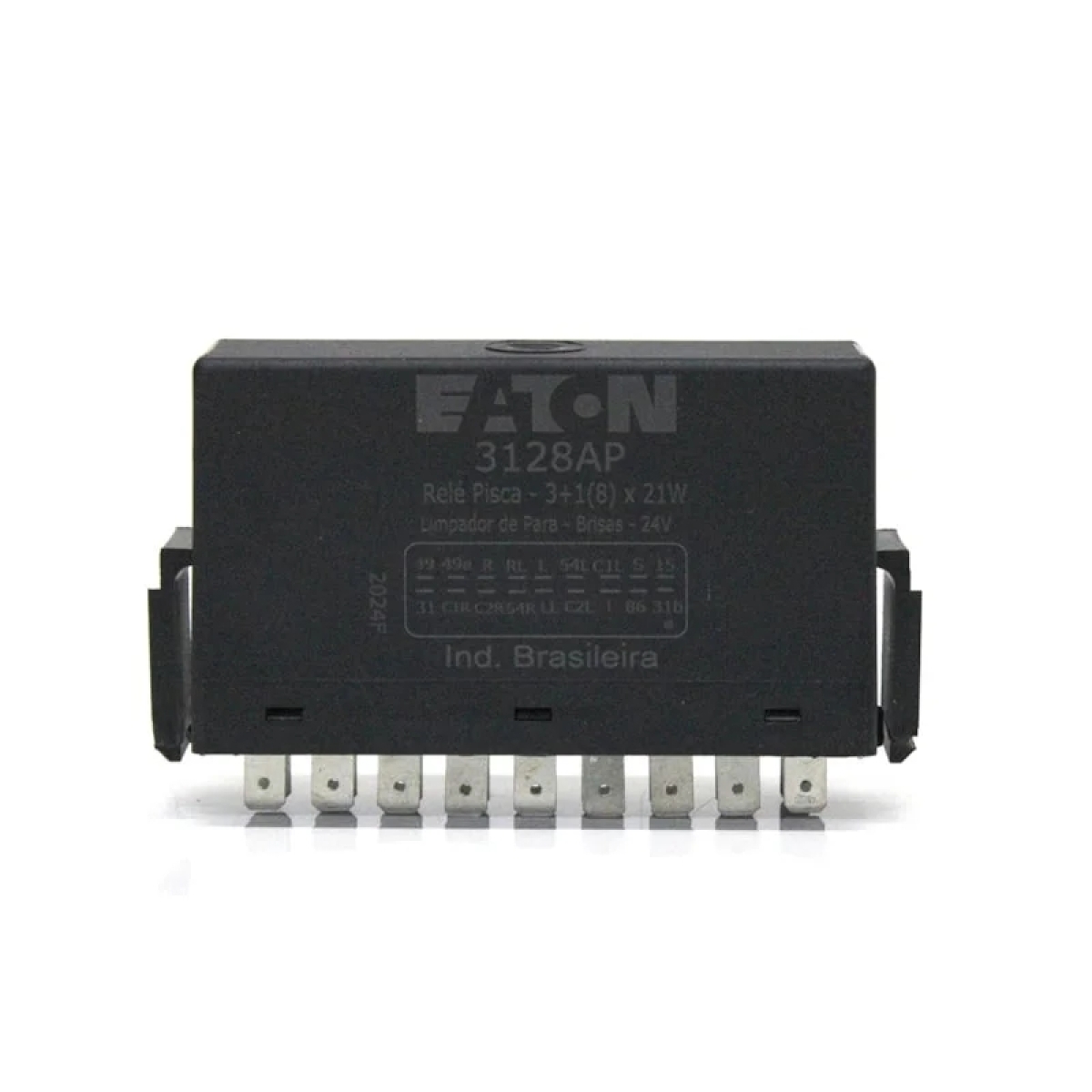 RELE PISCA ALERTA 24V E COMANDO/PLACA LIMPADOR PARABRISA MB (18 TERMINAIS (C... 