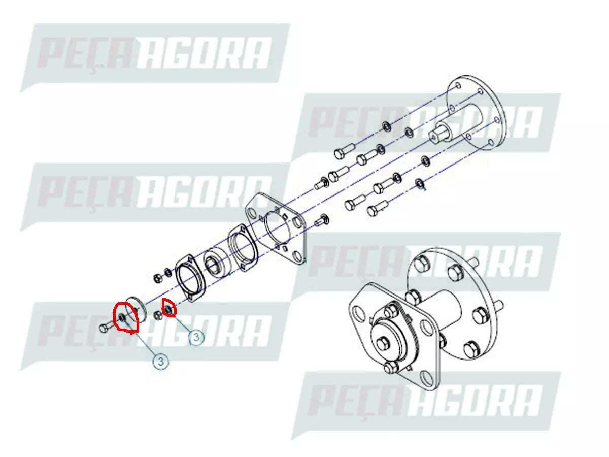 CAIXA ARRUELA DE PRESSAO MED M8 PLD CASE SR175 (CX.073738  **12)