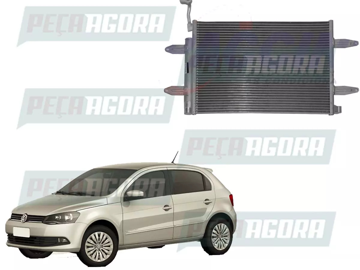 RADIADOR DE AR CONDICIONADO GOL SAVEIRO VOYAGE FOX POLO VW VOLKSWAGEN (BC4477506