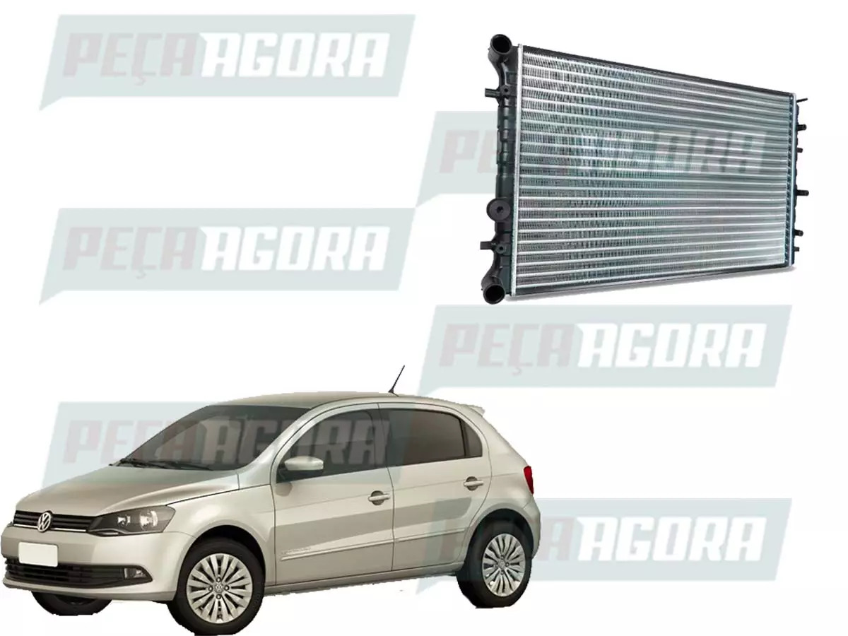 RADIADOR DE AGUA GOL SAVEIRO VOYAGE FOX  VW VOLKSWAGEN (735124R)
