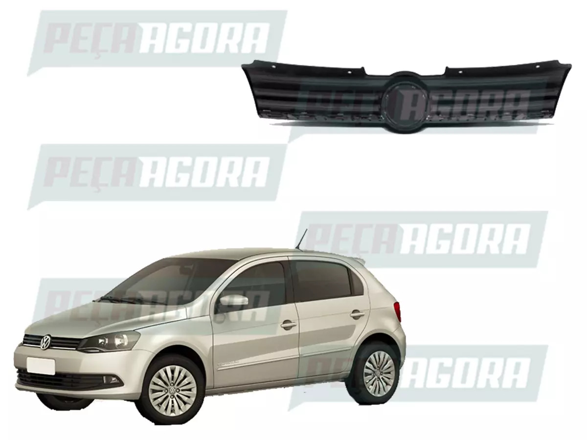 GRADE FRONTAL GOL VOYAGE PRETA G6 2012 2013 2014 2015 VW VOLKSVAGEM  (GRFRG6)