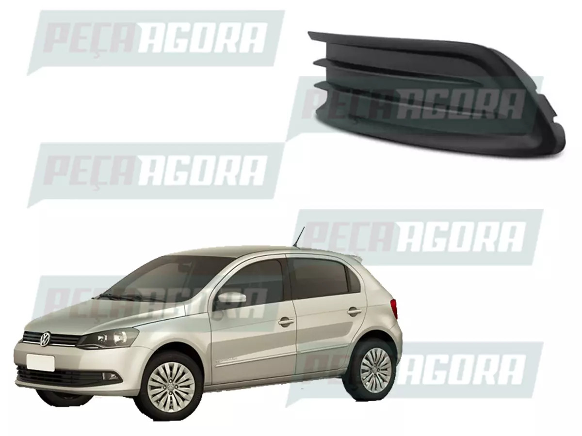 GRADE LATERAL INFERIOR LE GOL VOYAGE PRETA G6 2012 2013 2014 2015 VW VOLKSVAGEM 