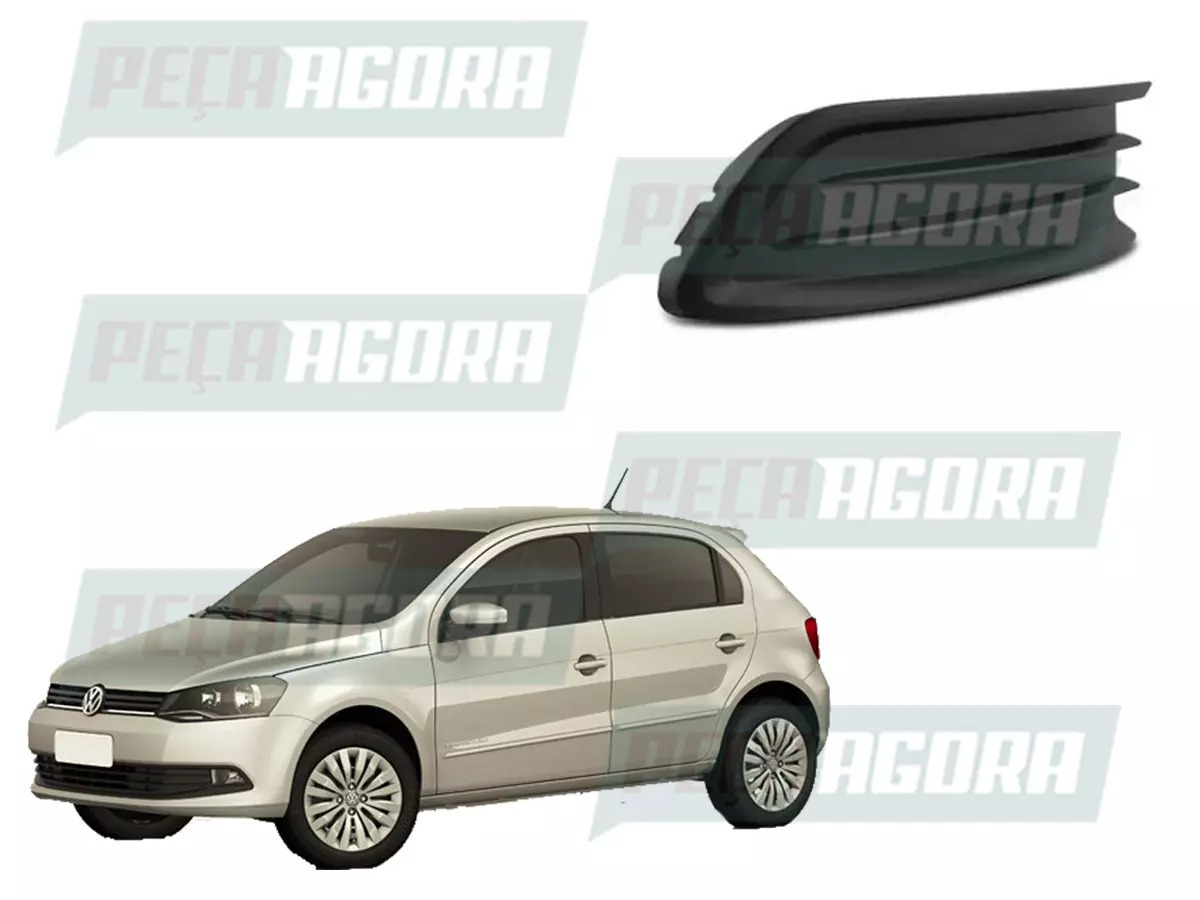 GRADE LATERAL INFERIOR LD GOL VOYAGE PRETA G6 2012 2013 2014 2015 VW VOLKSVAGEM 