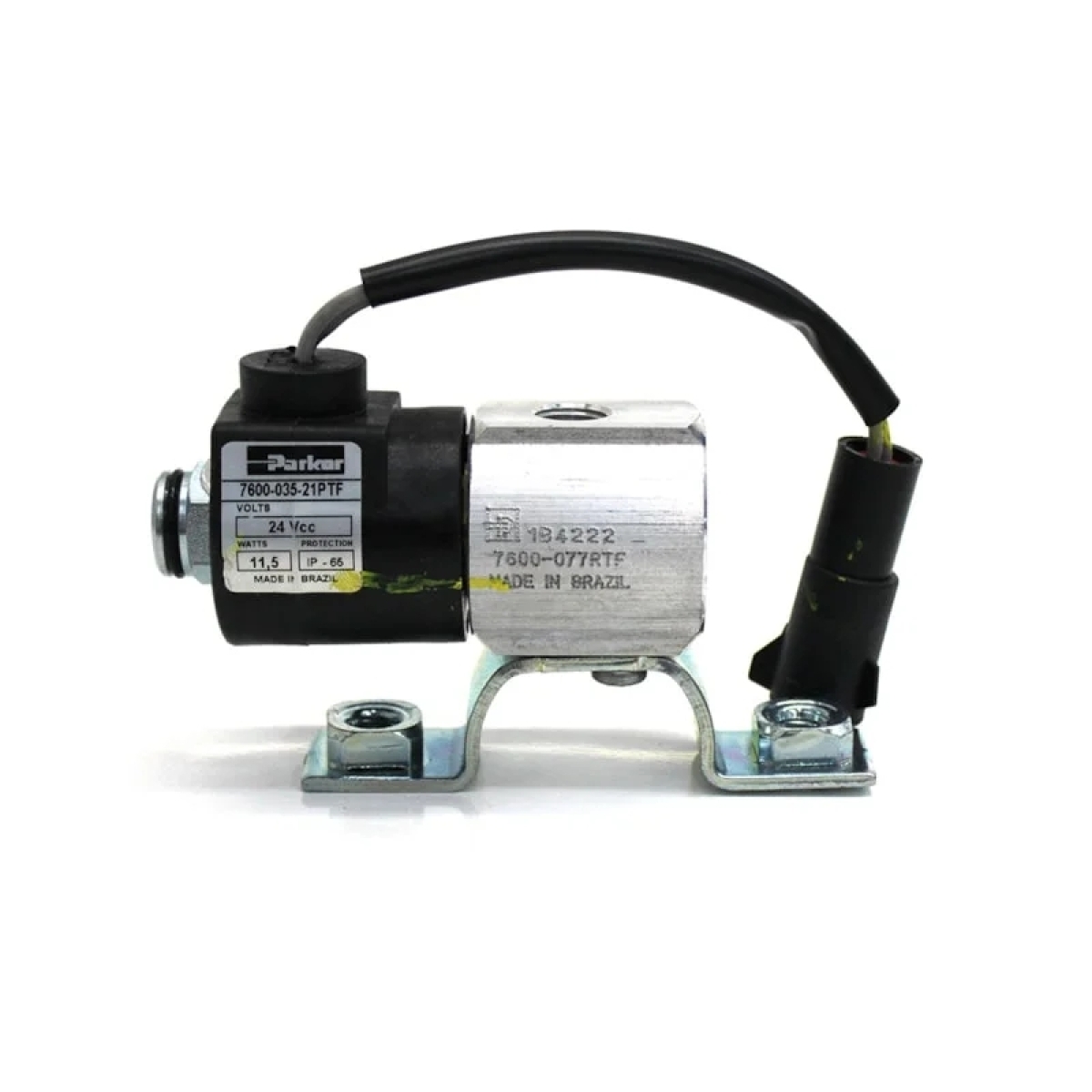 VALVULA SOLENOIDE 24V FORD/VW (ROSCA 1/4 NPT)  (CONECTOR REDONDO -... (2RP901015