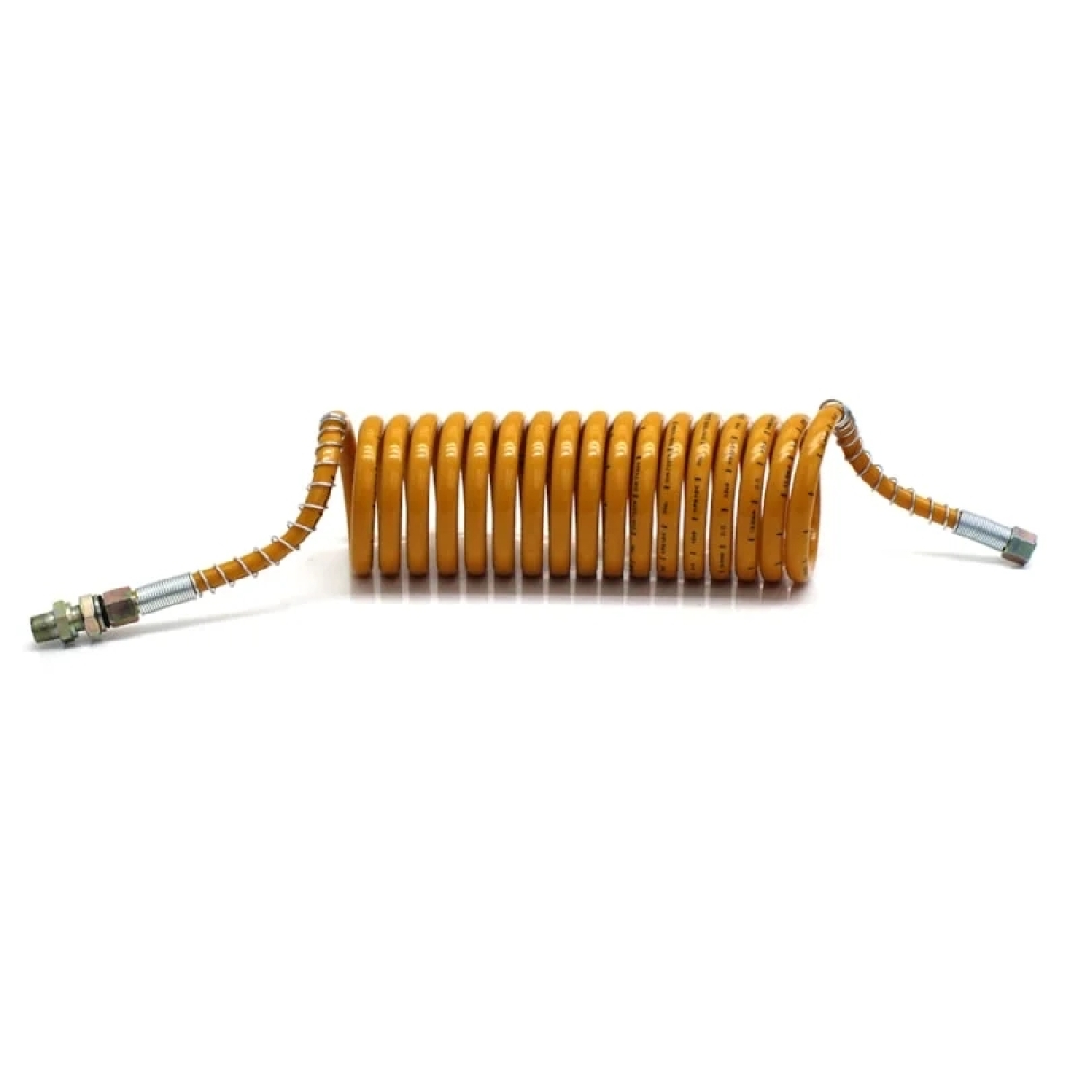 MANGUEIRA ESPIRAL 5,5 METROS (AMARELO) VW (NIPLE/CONEXAO 3/8NPT X M16X1,5) CAVA.