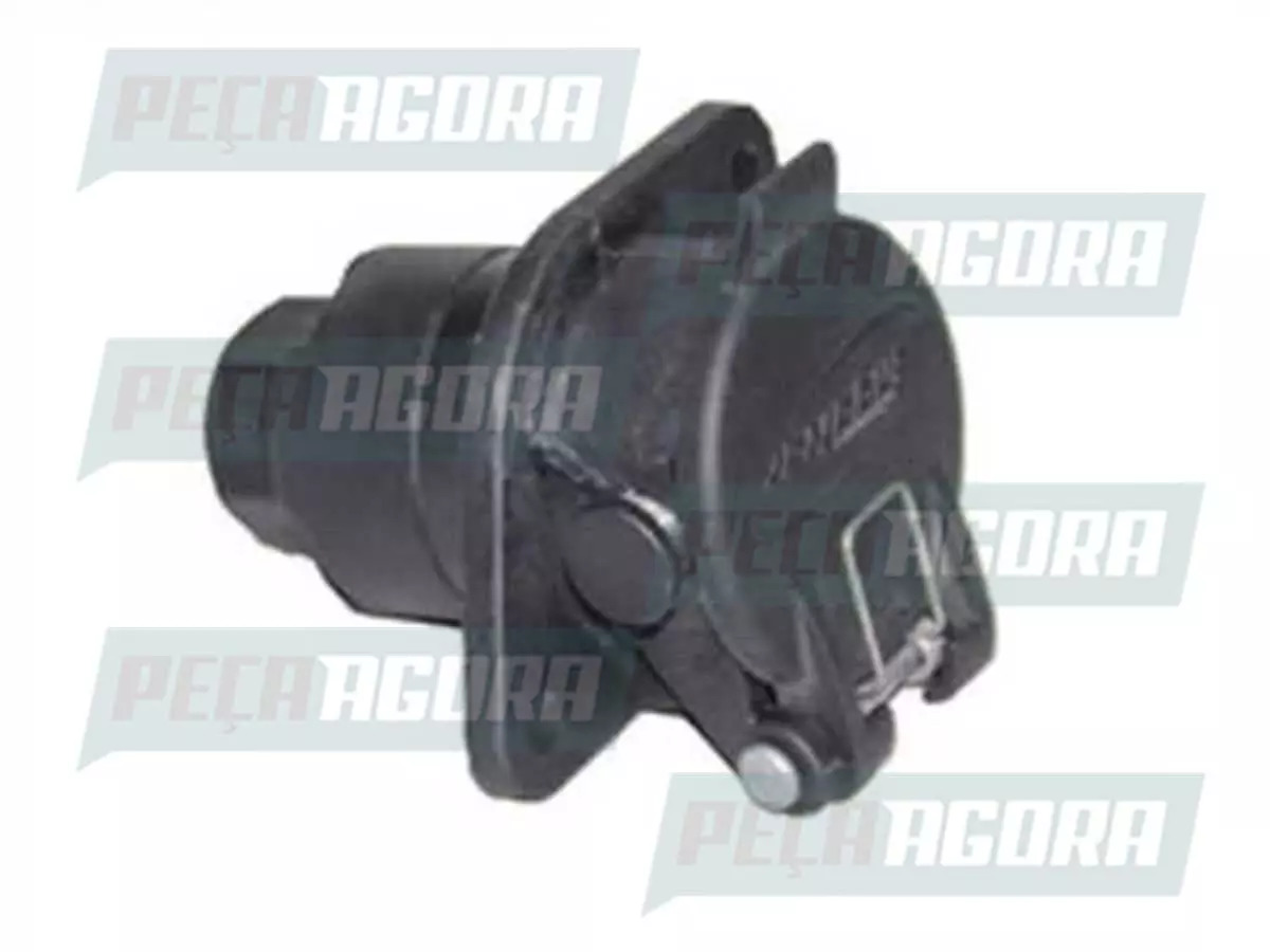 TOMADA ELETRICA FREIO ABS RASTREADOR FEMEA 15 POLOS REDONDA PLASTICO (405632)