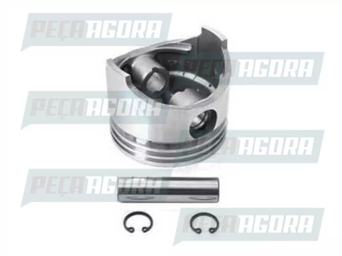 PISTAO COMPRESSOR AR COM ANEIS CARGO VW COMPRESSOR HOLSET (TE3145043)