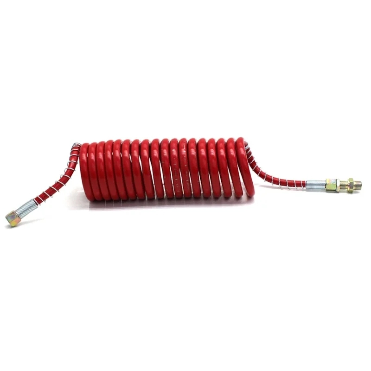 MANGUEIRA ESPIRAL 5,5 METROS (EMERGENCIA/VERMELHA) VW (NIPLE/CONEXAO 3/8NPT X M.