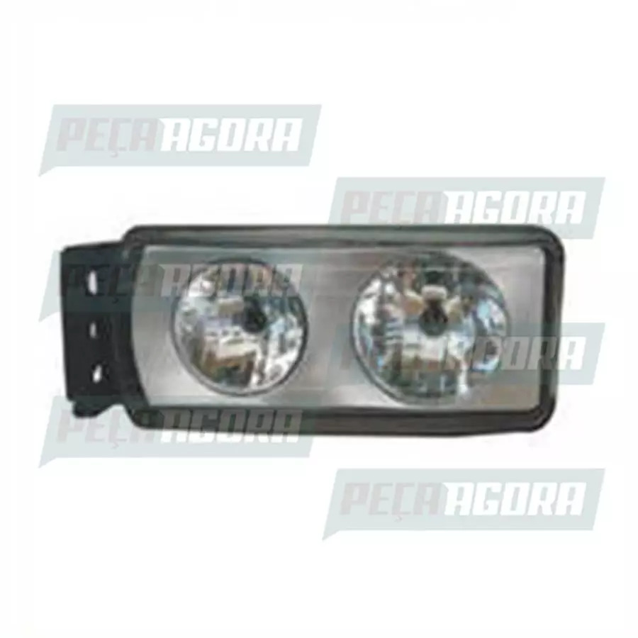FAROL PARA IVECO STRALIS TRAKKER TECTOR CURSOR MASCARA CINZA LD DIREITO (5040201