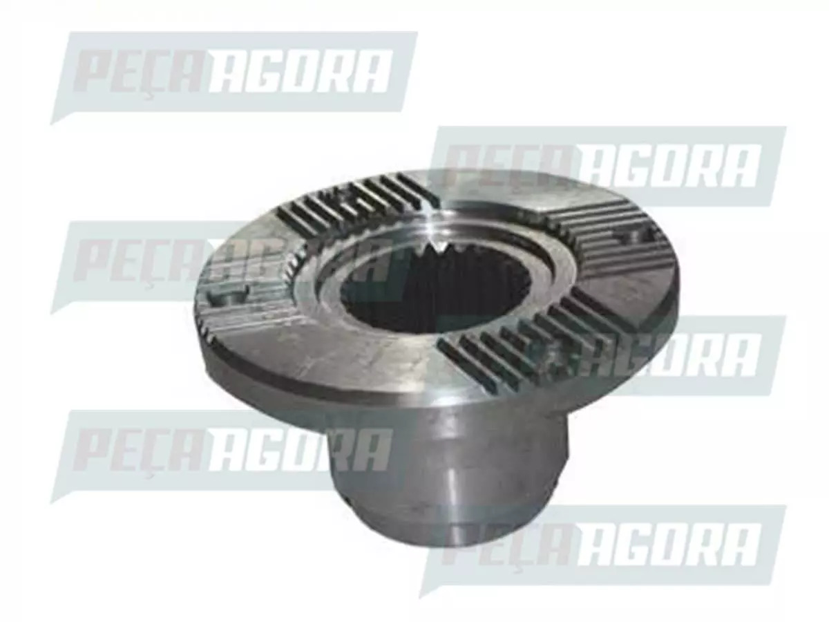 FLANGE ACOPLAMENTO CENTRAL MB 1935 1941 CHASSI PRETO 26 ESTRIAS RANHURADA (64541