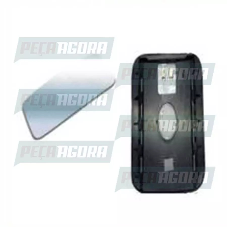 VIDRO ESPELHO RETROVISOR AQUECIMENTO 24V MB ATEGO 1938 1944S AXOR MEDIDAS: 380X1