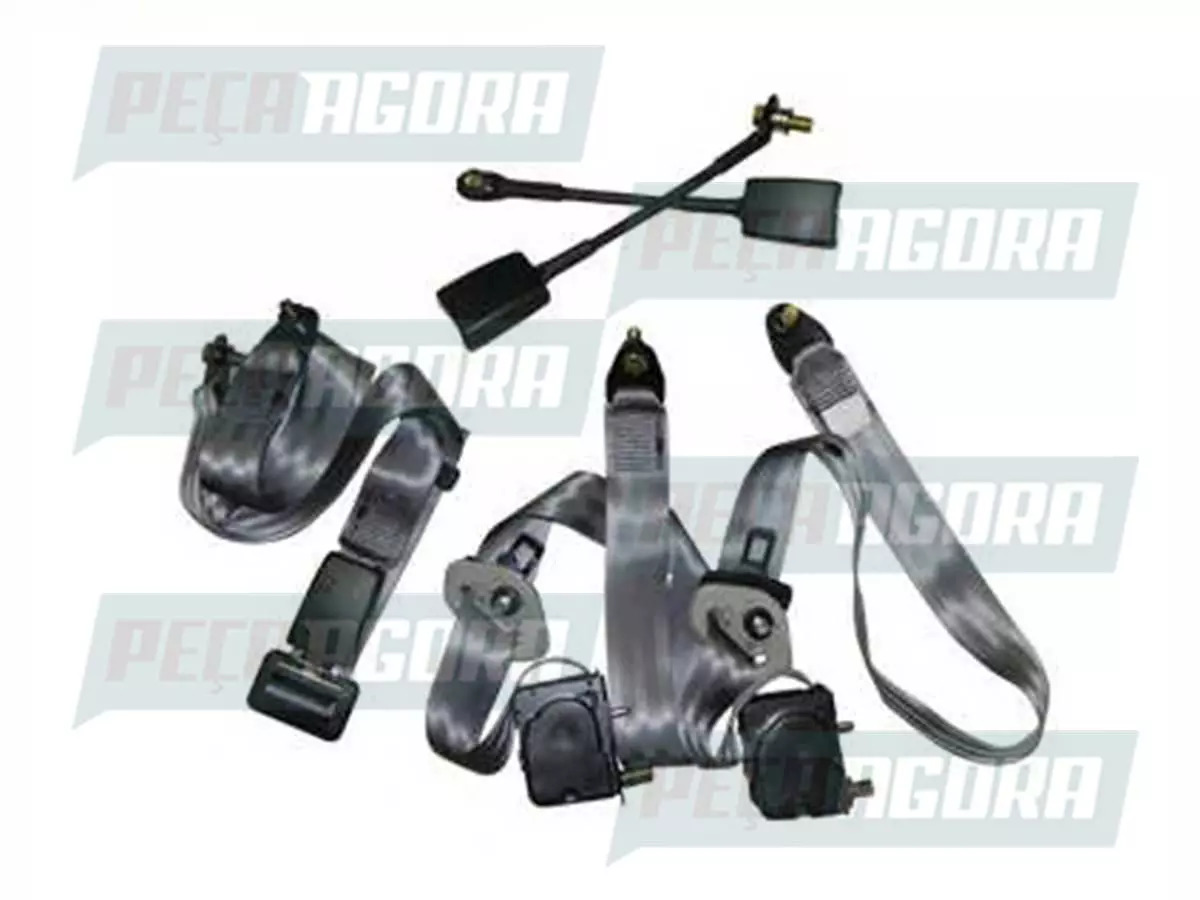 JOGO CINTO SEGURANCA 3 PONTAS FORD CARGO SAPAO COM PASSAGEIRO CINZA ESCURO (97HU