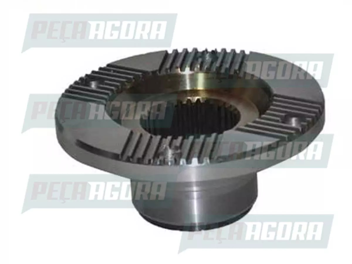 FLANGE RANHURADA ACOPLAMENTO MB 2638 CANAVIEIRO 4 FUROS 31 ESTRIAS 84,9MM RETENT