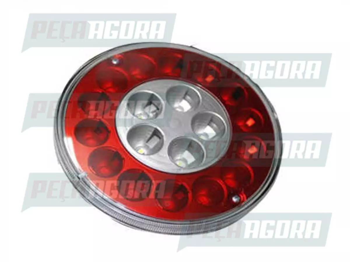 LANTERNA TRASEIRA VERMELHA BRASPOINT 140 MM FREIO RE LANTERNA LED VC2088 VC2089 