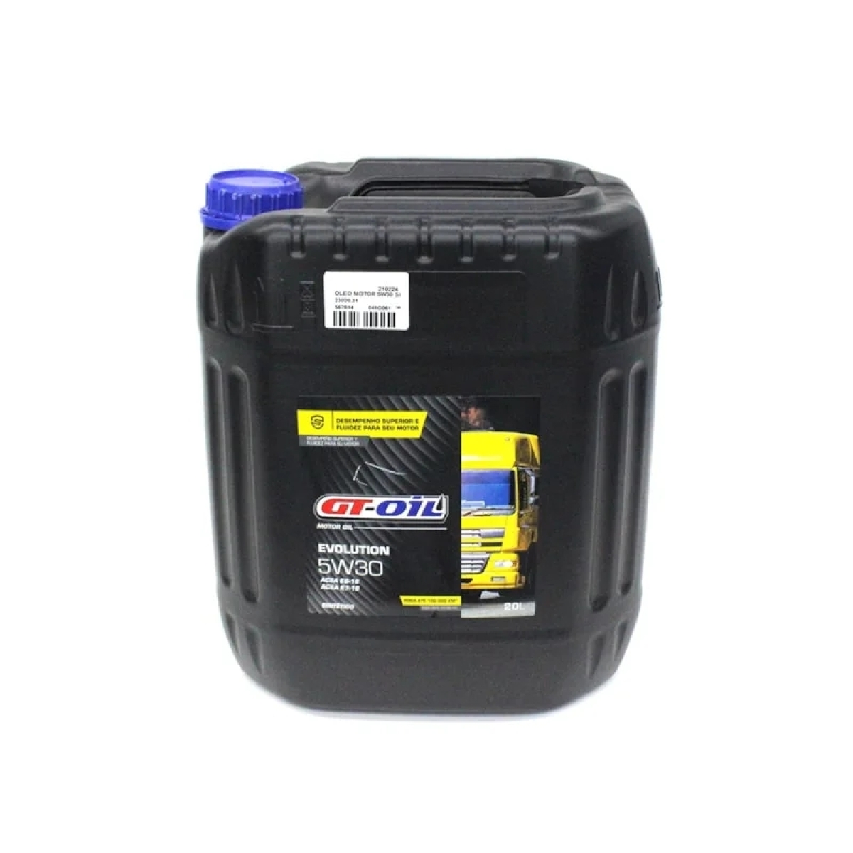 OLEO MOTOR 5W30 SINTETICO GTOIL EVOLUTION 20L (MX0127-MX0129-017574-23020)
