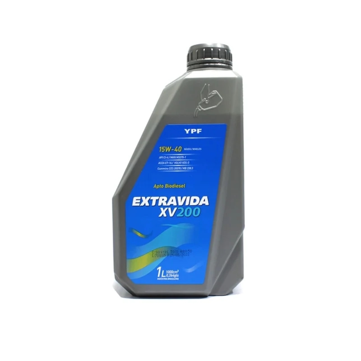 OLEO MOTOR 15W40 CI4 YPF EXTRAVIDA XV200 1L (989196)