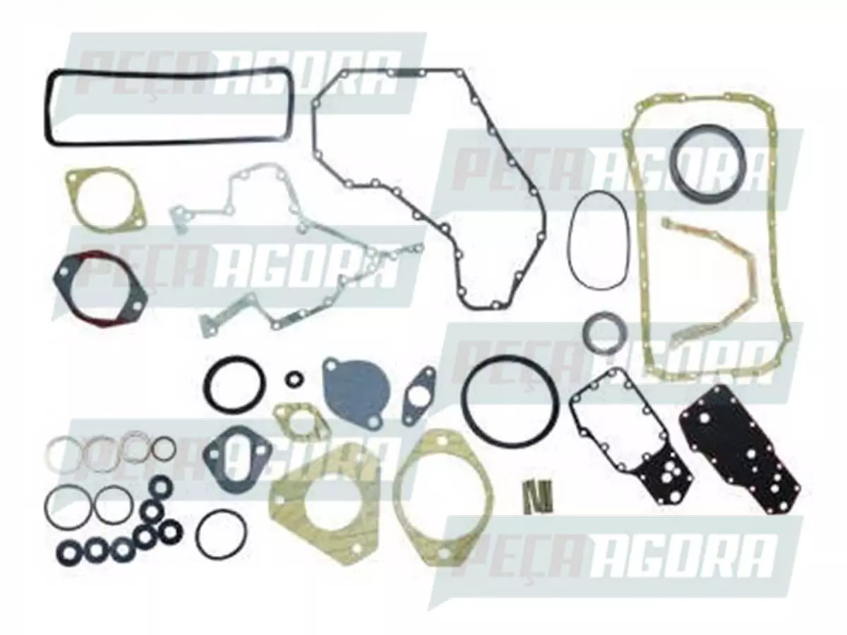 JOGO JUNTA INFERIOR MOTOR CUMMINS 4BT RETENTORES FORD CARGO 712 814 815 915 96/1