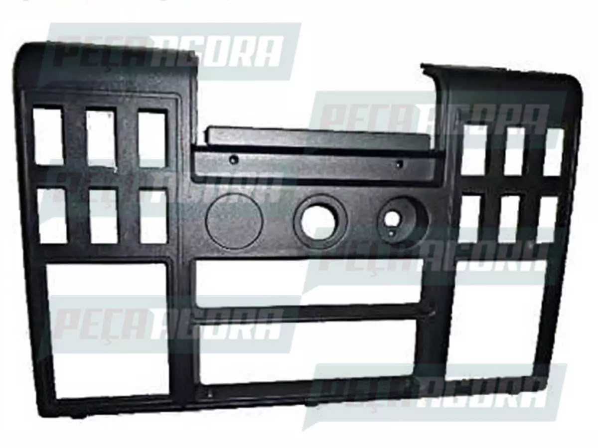 PAINEL INTERRUPORES RADIO ACENDEDOR PRETA FORD CARGO 712 814 815 915 1215 1415 1