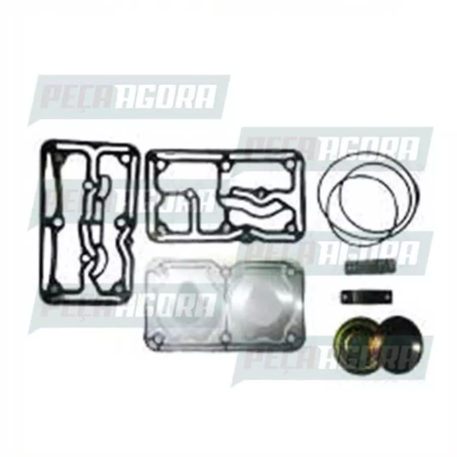 REPARO PARCIAL COMPRESSOR AR 2CIL WABCO REGULADO MB O500R O500R 1725 (411.553.92