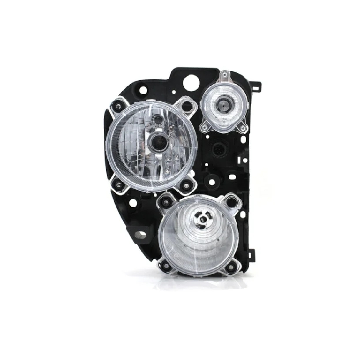 FAROL DUPLO REDONDO LD MB ACTROS MODELO ORION (2016 A 2019) (LAMPADA H7/H1) (SE.
