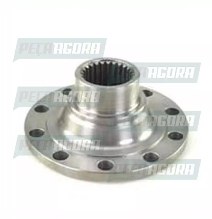FLANGE DIFERENCIAL MB 1524 1525 O400 10 FUROS 26 ESTRIAS NODULAR (3853531245,)