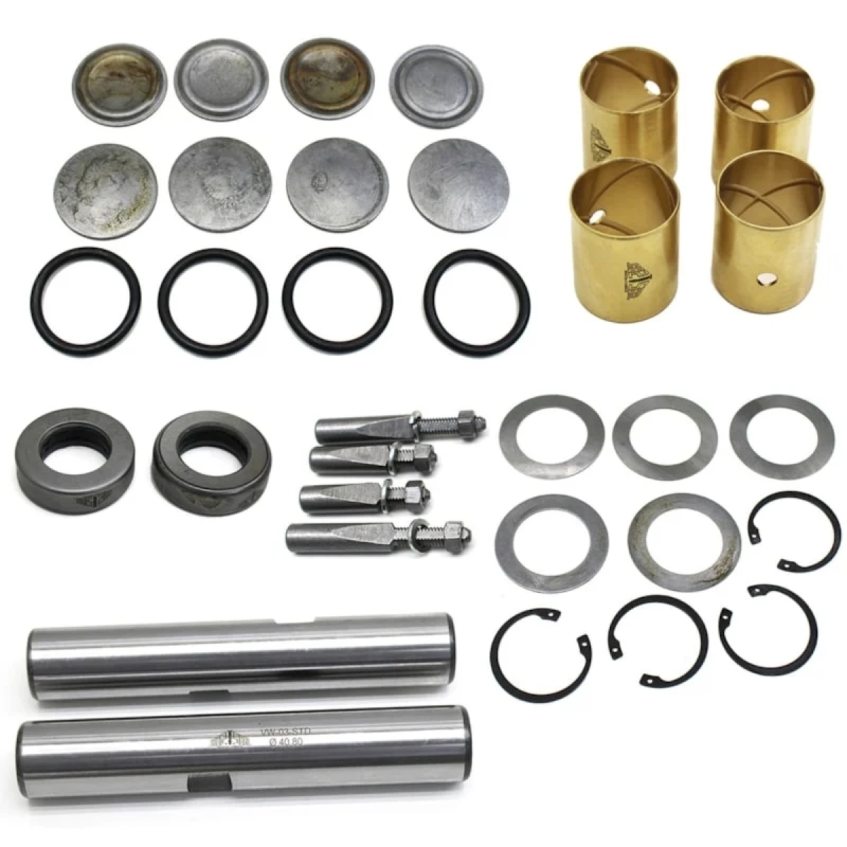 KIT REPARO EMBUCHAMENTO STD (40,80X231MM) (COM ROLAMENTO E BUCHA BRONZE) FORD/VW