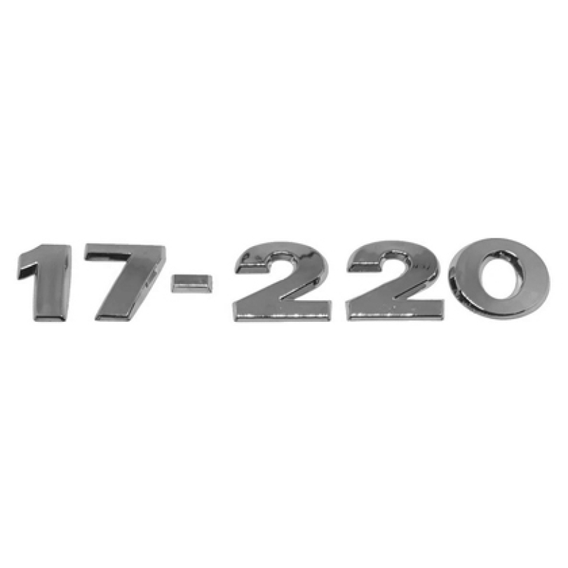 EMBLEMA FRONTAL CRISTAL 17220 WORKER VW WORKER SeRIE PRATA (VW17220F-PTO2229F)