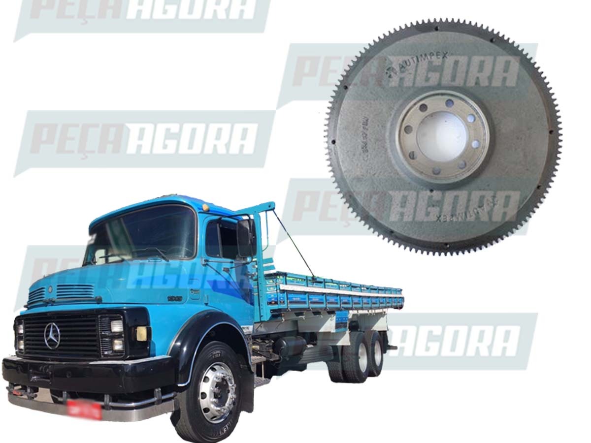 VOLANTE DE MOTOR MERCEDES OM 352 MB MERCEDES BENZ CAMINHOES - 1313 1513 2213 (99