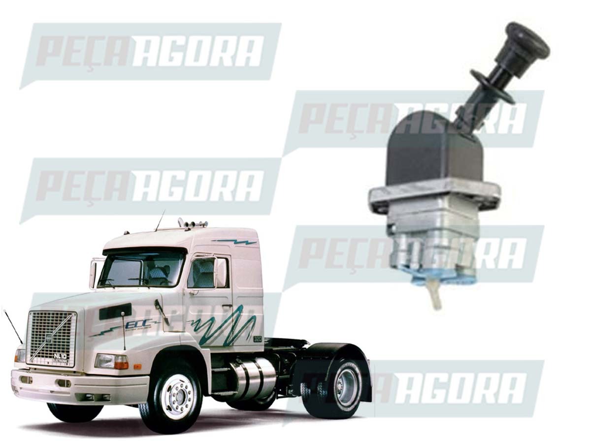 MANECO VALVULA FREIO MAO VOLVO EDC NL 10 NL 12 FH 12 - 16 MM - 3 SAIDAS (1628144