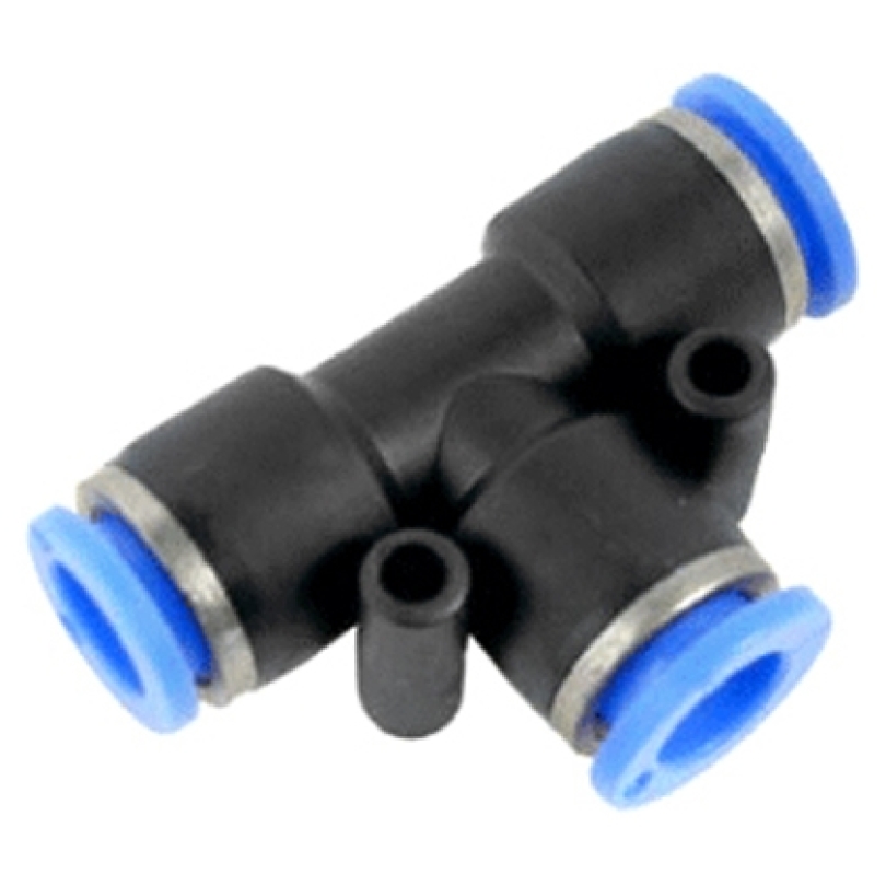 TEE ENGATE RAPIDO 6MM PLASTICO  (ML1419BN)